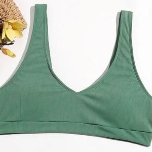 SHEIN V-Neck Bikini Top